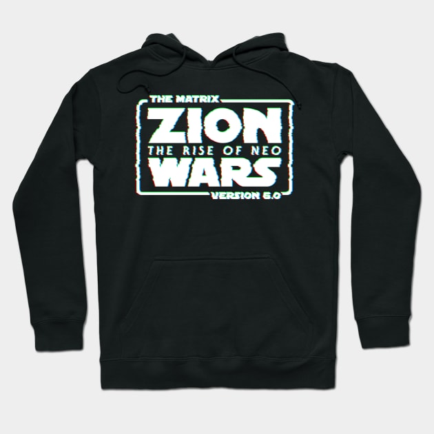 Zion Wars Glitch Hoodie by TigerHawk